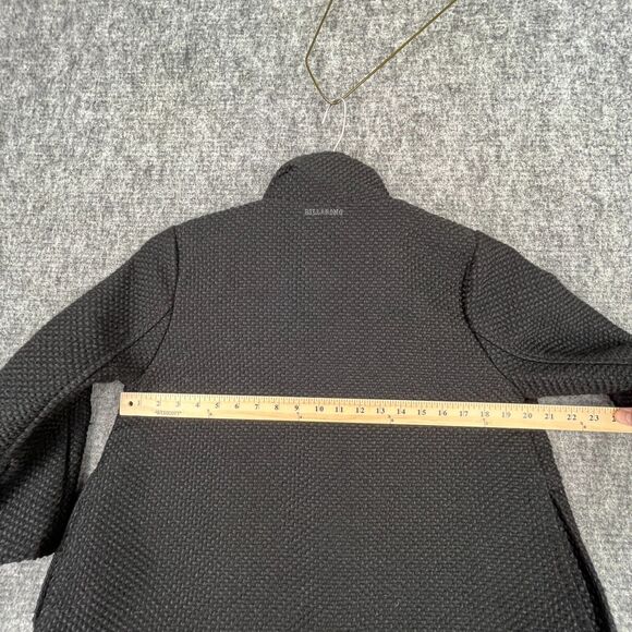 Billabong Poncho Jacket Womens Medium Black Wool Blend Heavyweight Outerwear - Picture 10 of 13